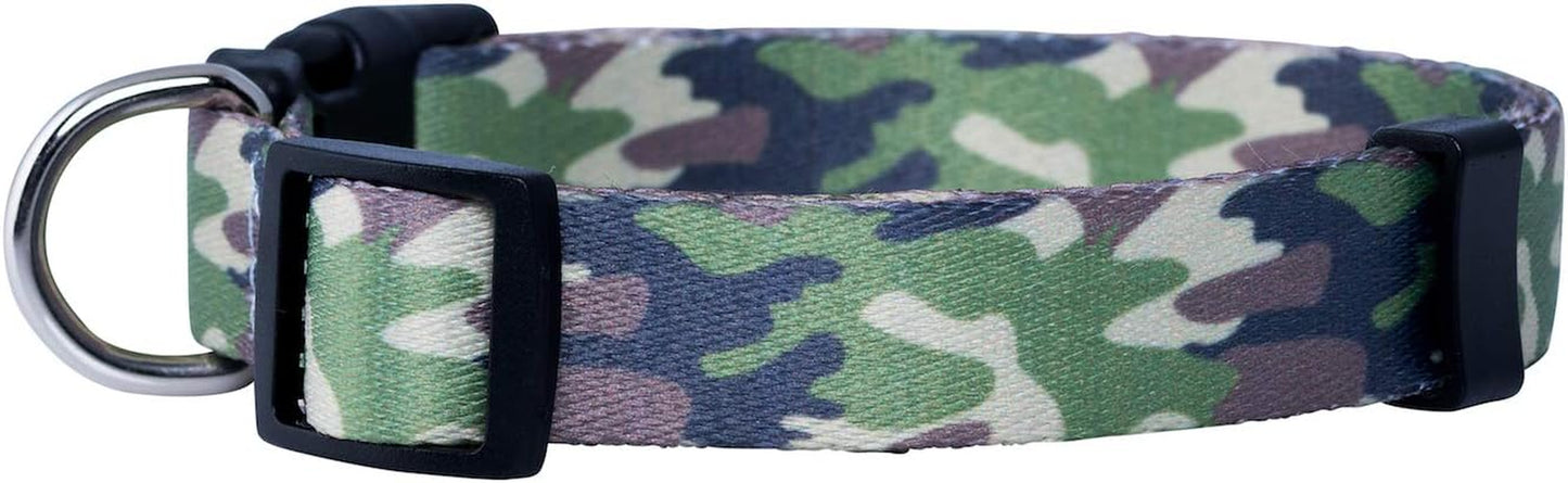 Camo Dog Collar (Large, Green)